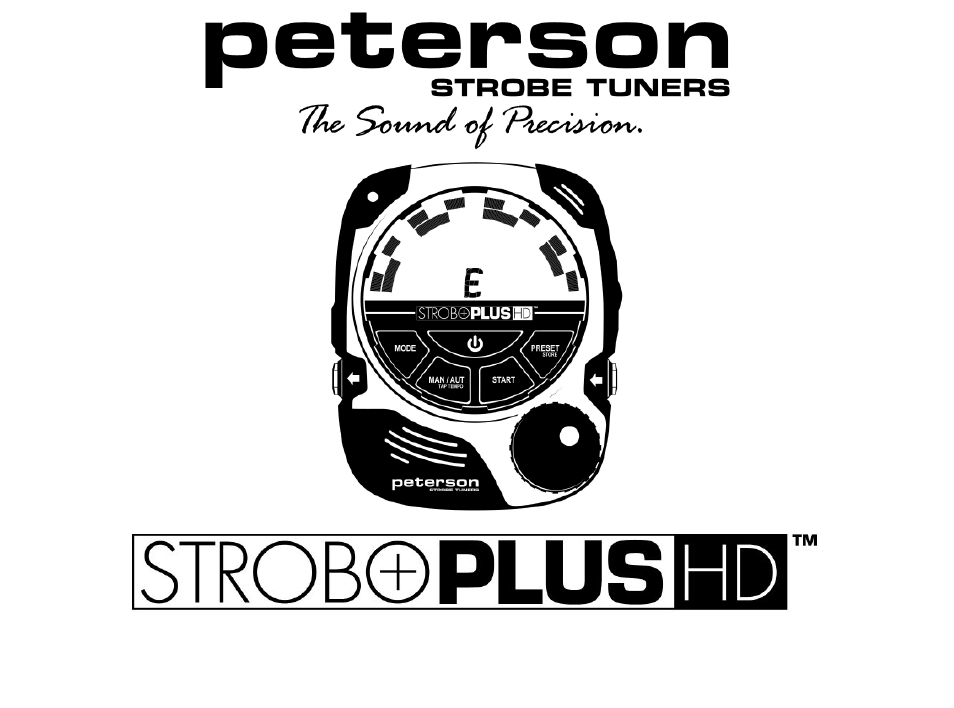 Peterson StroboPlus HD Owners Manual User Manual | 22 pages