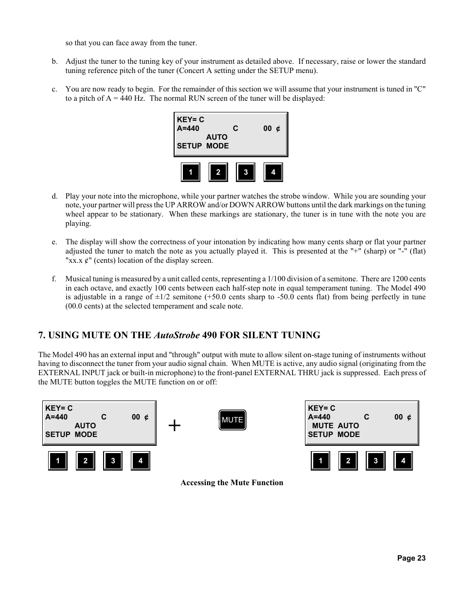 Peterson AutoStrobe 490 User Manual | Page 21 / 27