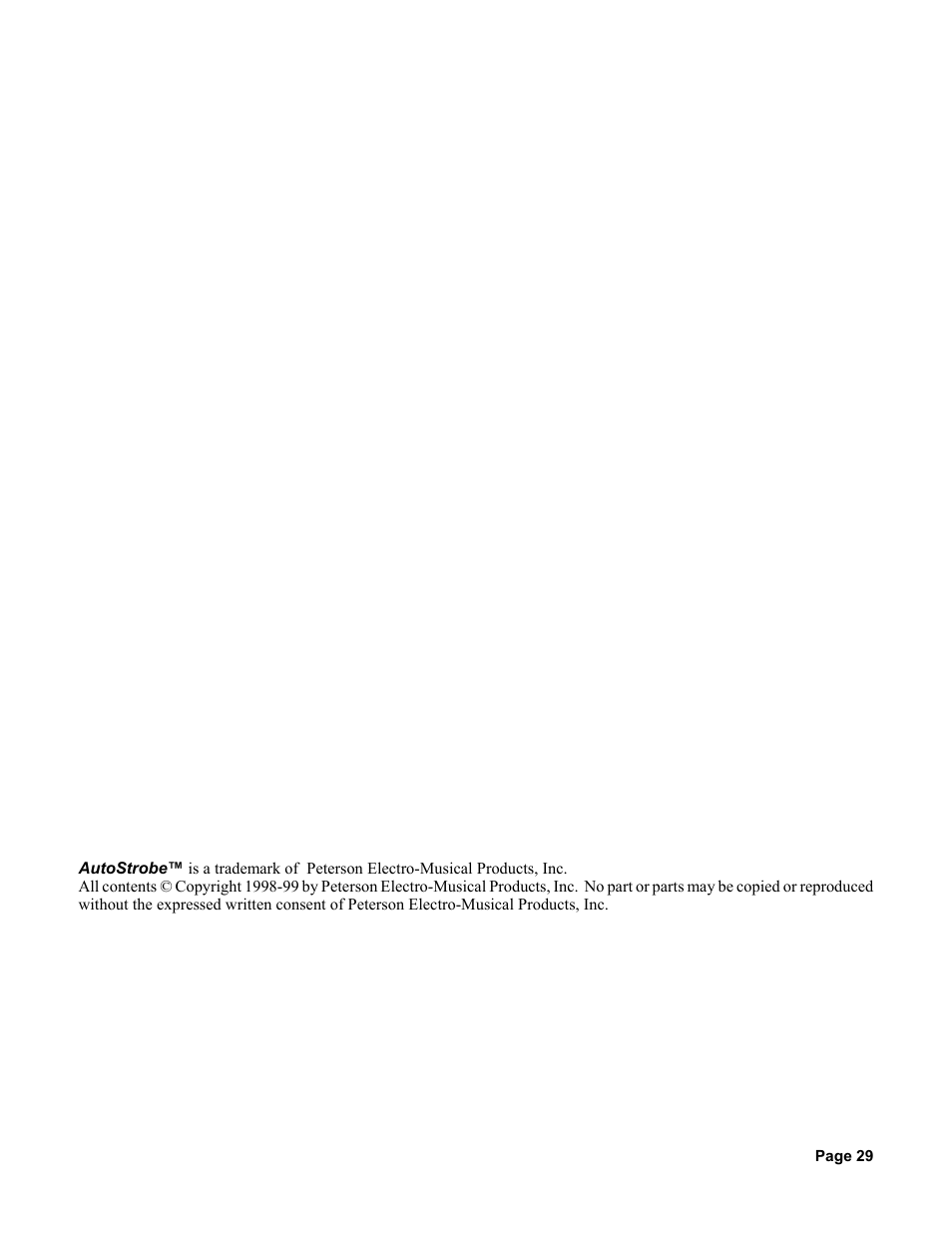 Peterson AutoStrobe 490 User Manual | Page 27 / 27