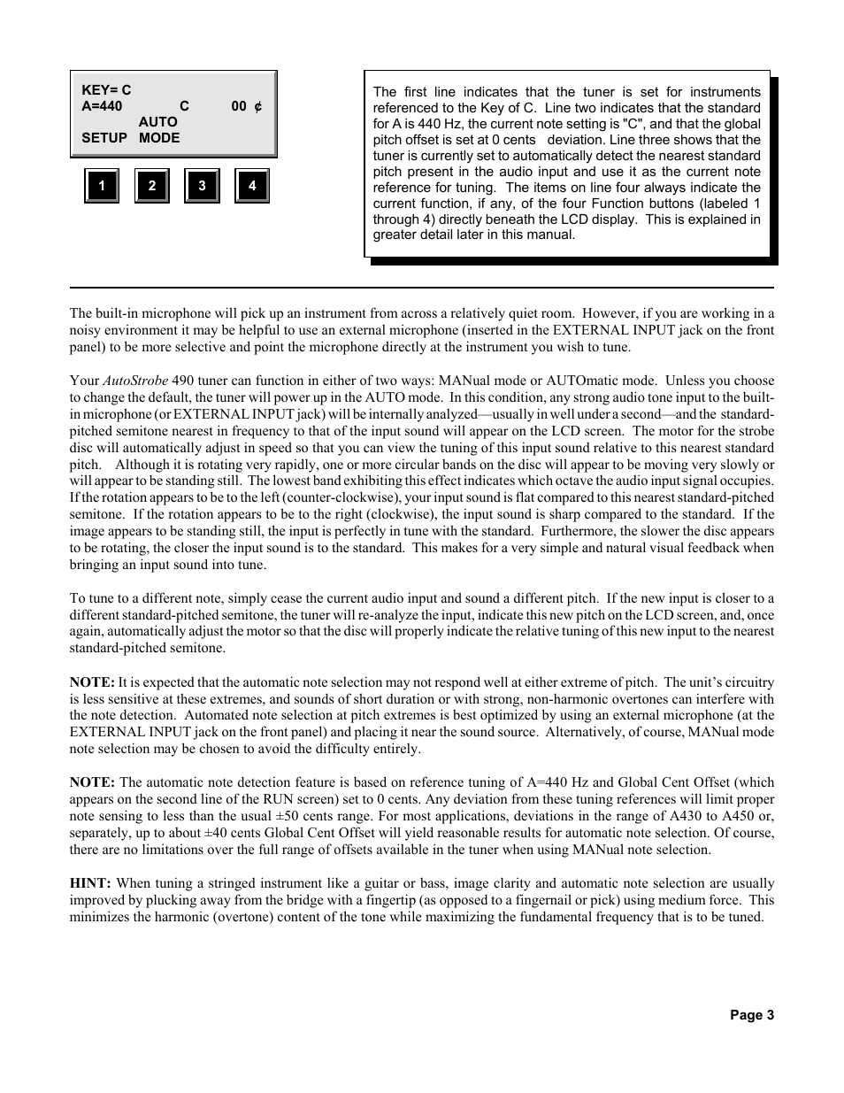 Peterson AutoStrobe 490 User Manual | Page 5 / 27