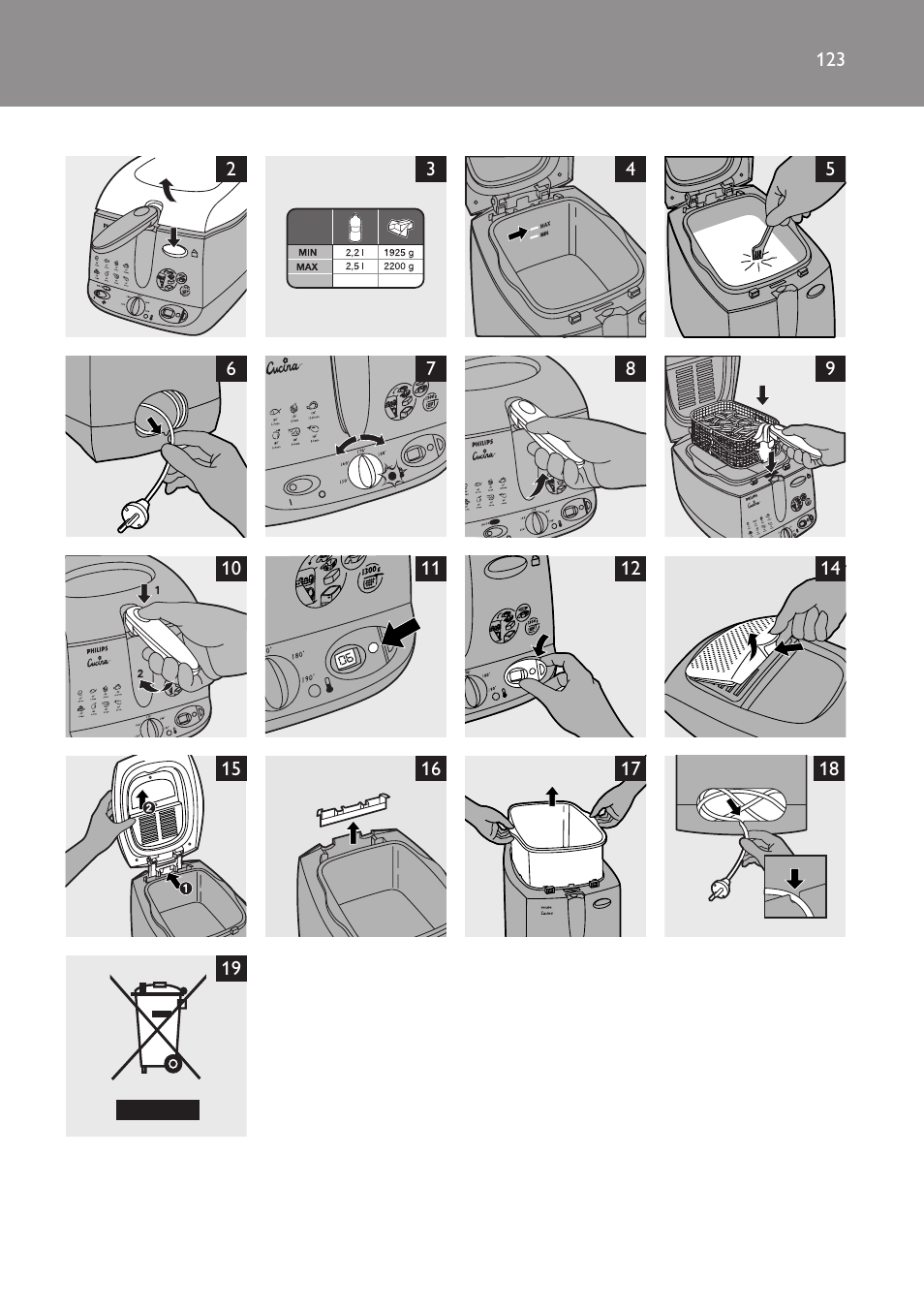 Philips HD6158 User Manual | Page 123 / 124