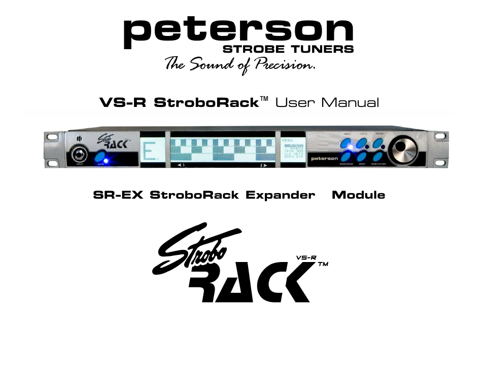 Peterson VS-R StroboRack User Manual | 43 pages