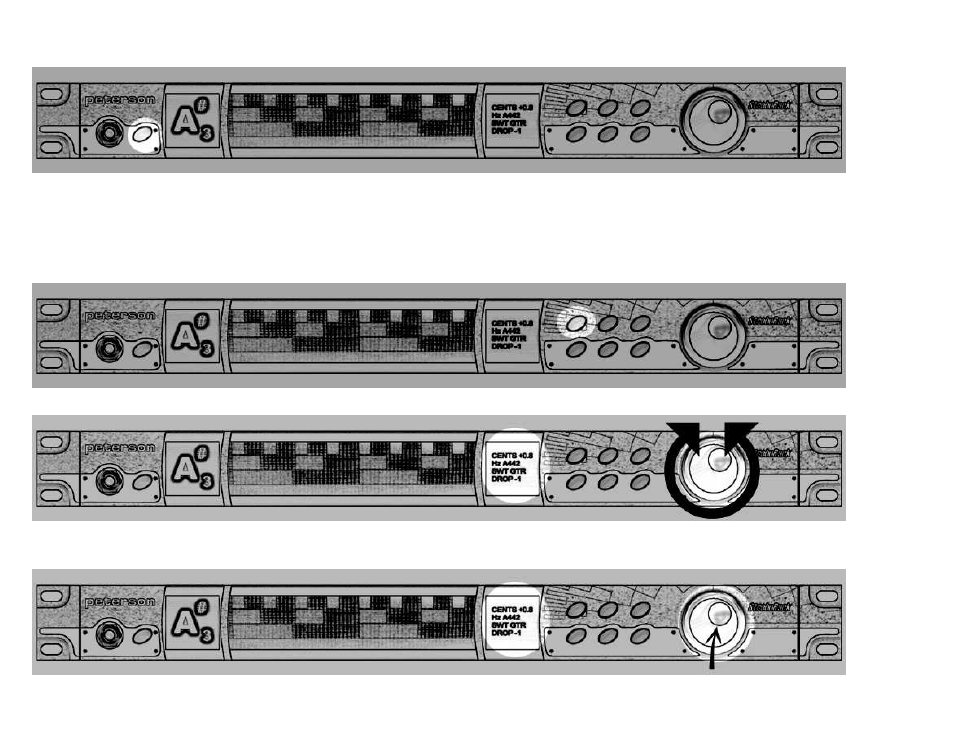 Stroborack, Front panel controls | Peterson VS-R StroboRack User Manual | Page 12 / 43