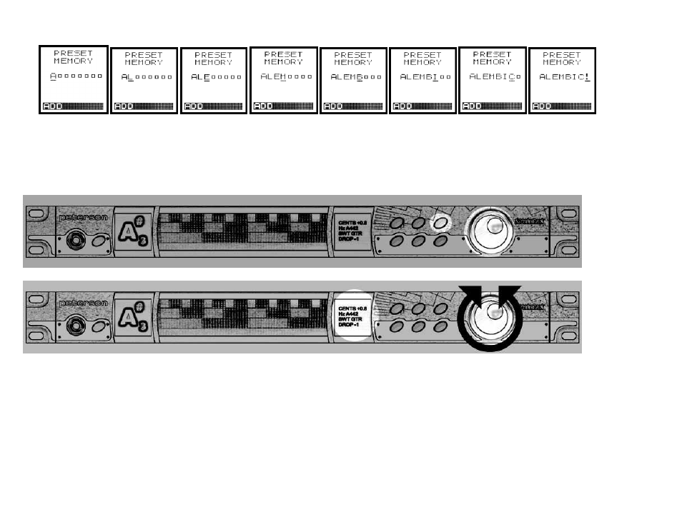 Recalling presets | Peterson VS-R StroboRack User Manual | Page 24 / 43