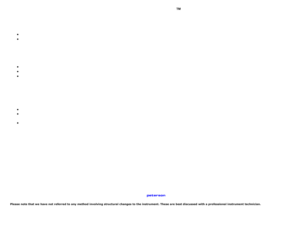 Peterson VS-R StroboRack User Manual | Page 25 / 43