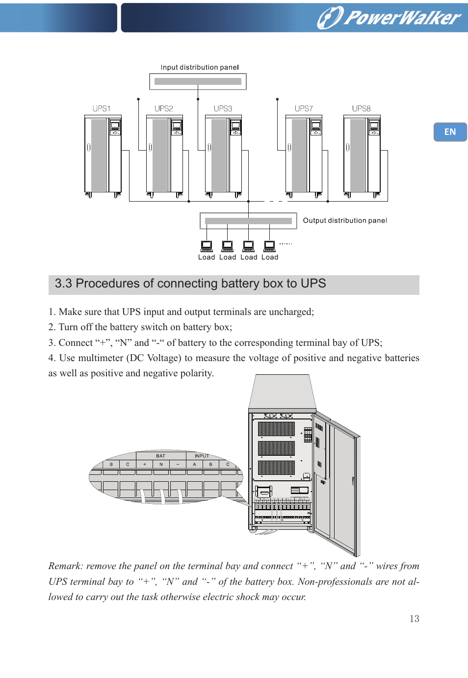 PowerWalker VFI 20000TP 3_3 BX User Manual | Page 19 / 36