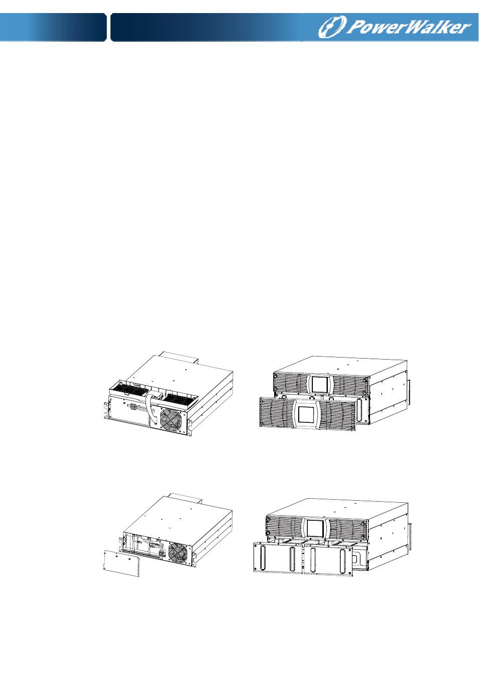 5 rack mount setup | PowerWalker Battery pack for VFI 10000P_RT LCD User Manual | Page 18 / 64
