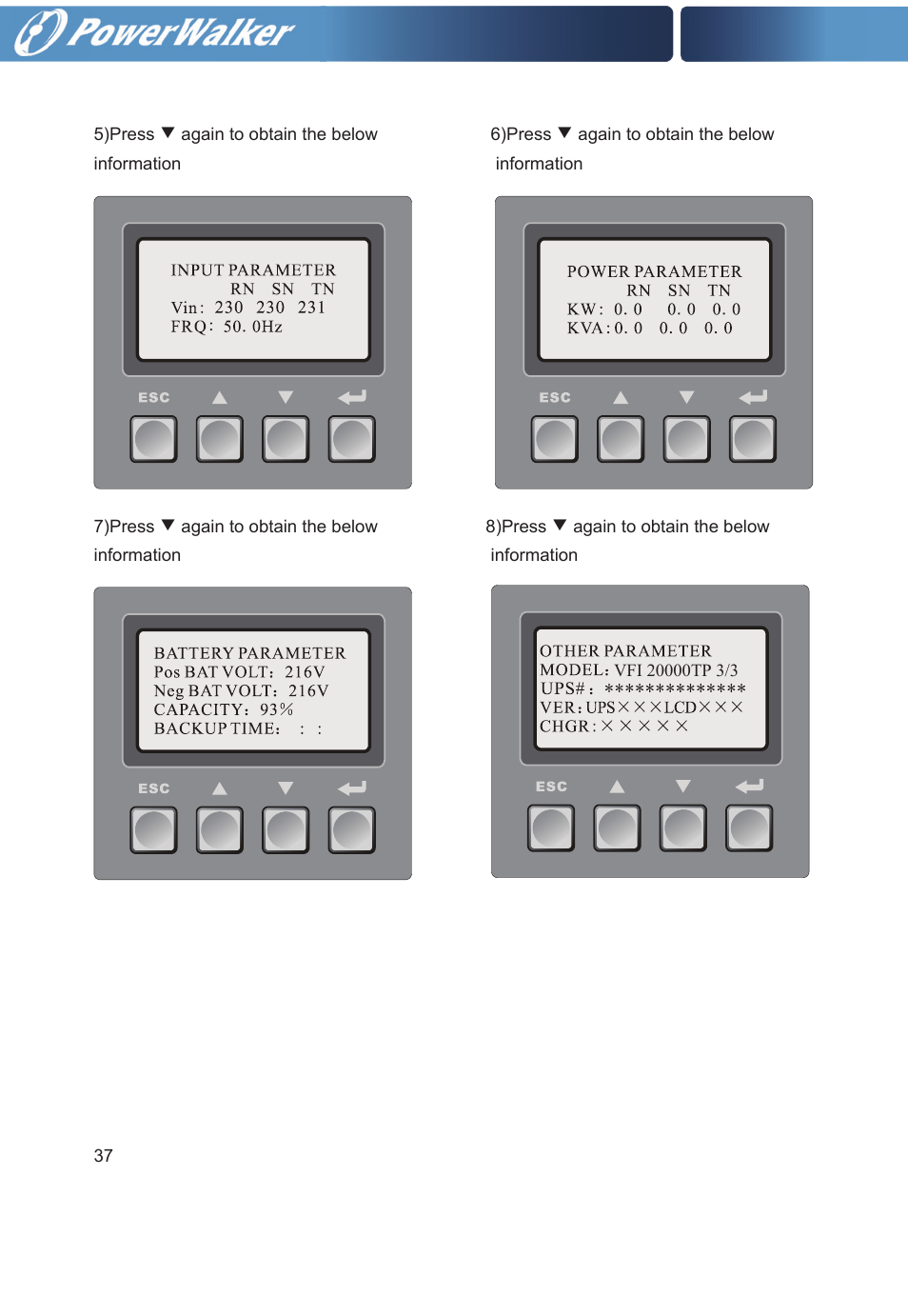 PowerWalker VFI 20000TP 3_3 BE User Manual | Page 42 / 60