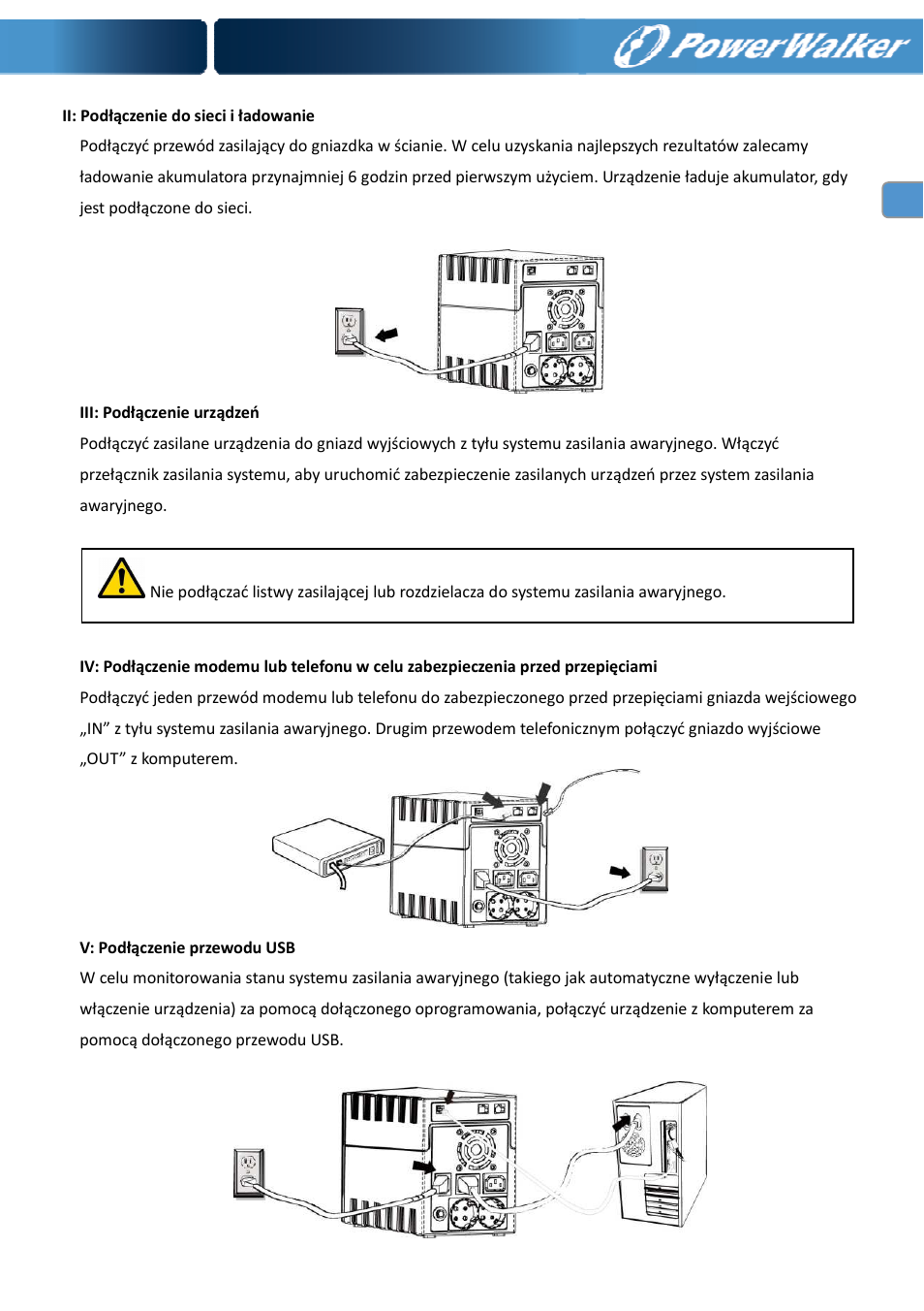 PowerWalker VI 400 SE User Manual | Page 150 / 220