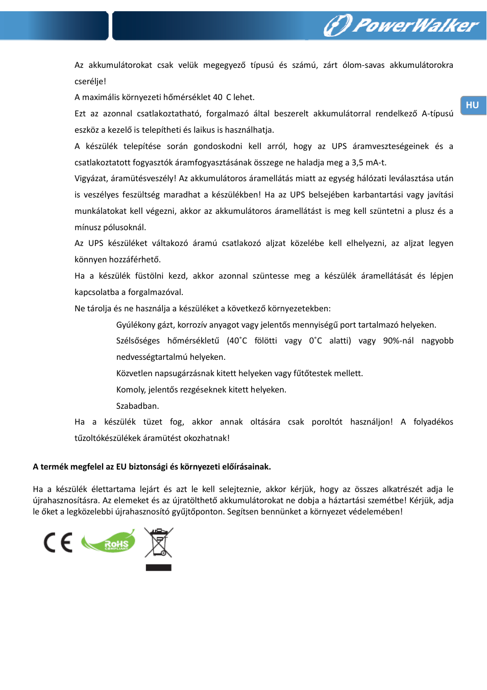 PowerWalker VI 400 SE User Manual | Page 179 / 220