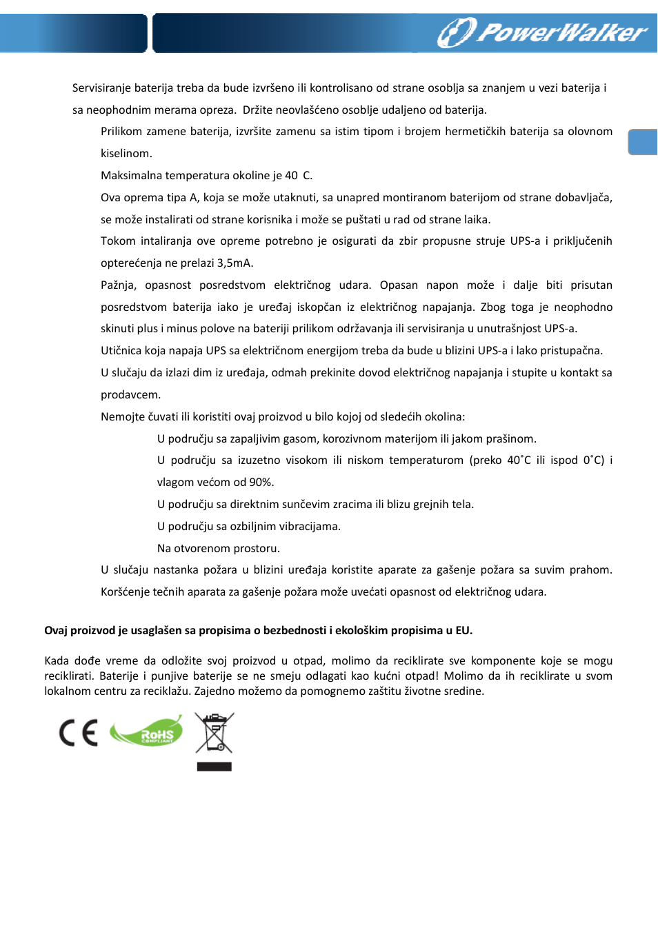 PowerWalker VI 400 SE User Manual | Page 212 / 220