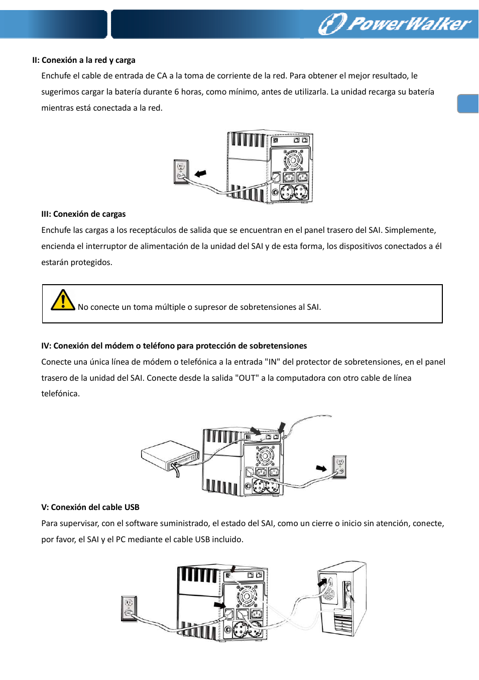 PowerWalker VI 400 SE User Manual | Page 40 / 220