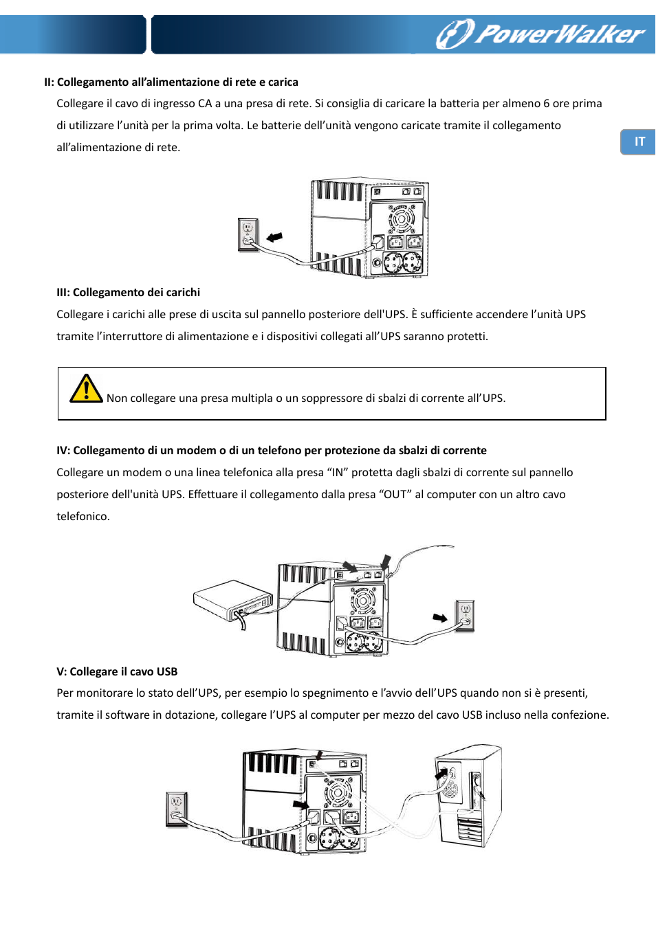 PowerWalker VI 400 SE User Manual | Page 51 / 220