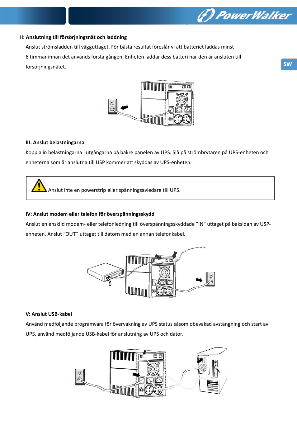 PowerWalker VI 400 SE User Manual | Page 73 / 220