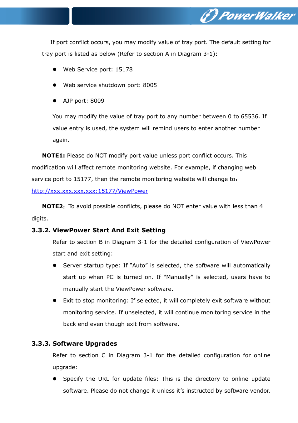 PowerWalker ViewPower PowerWalker User Manual | Page 14 / 53