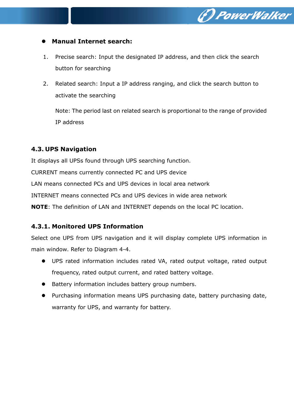 PowerWalker ViewPower PowerWalker User Manual | Page 22 / 53