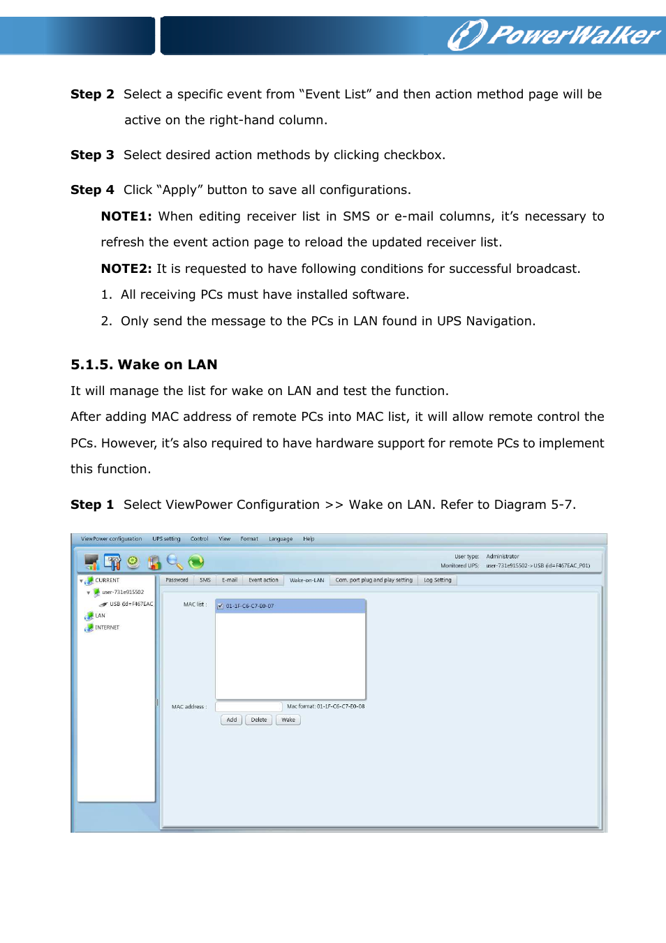 PowerWalker ViewPower PowerWalker User Manual | Page 30 / 53