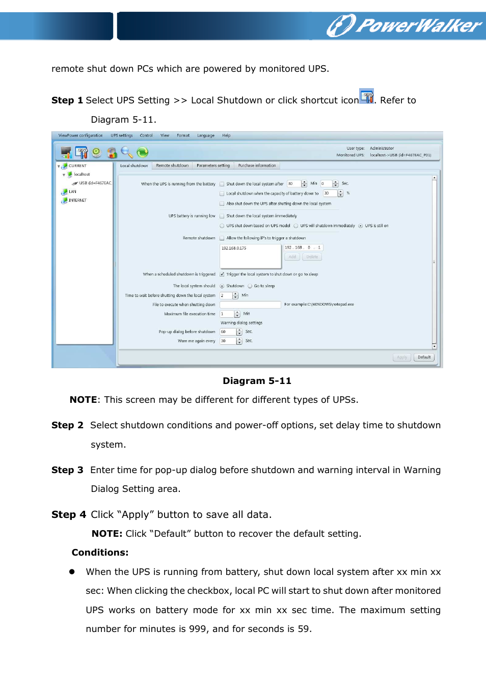 PowerWalker ViewPower PowerWalker User Manual | Page 34 / 53