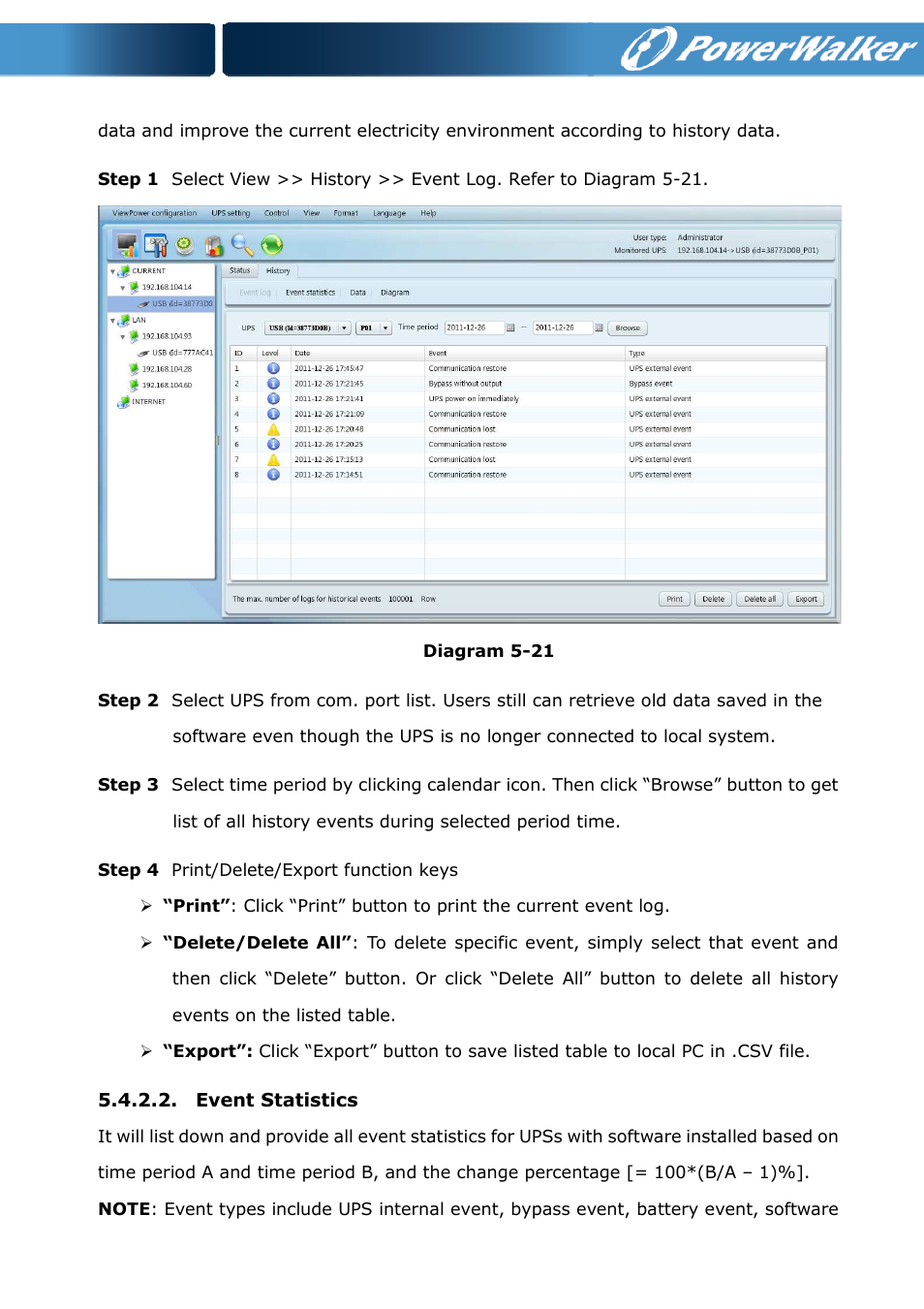 PowerWalker ViewPower PowerWalker User Manual | Page 47 / 53