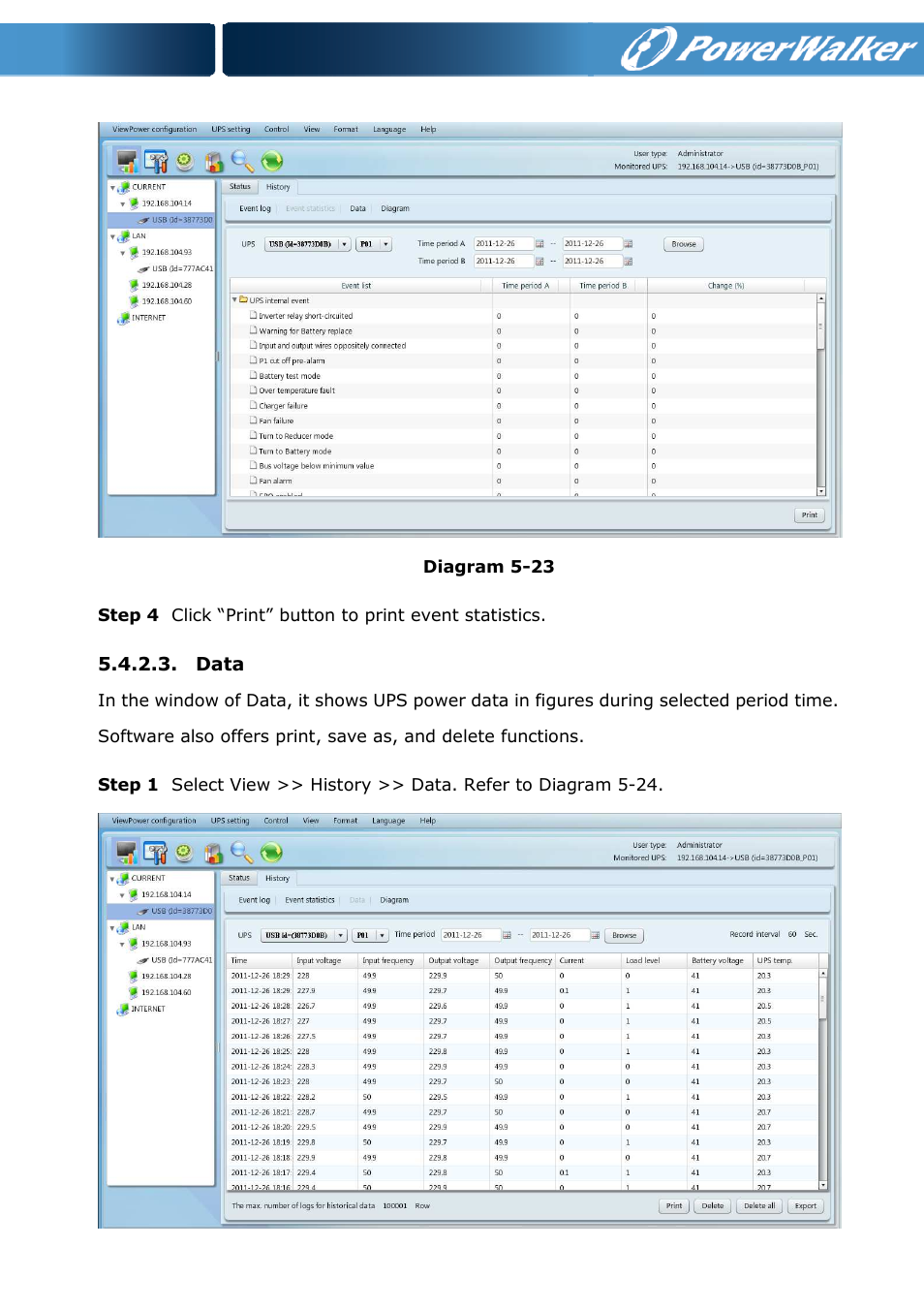 PowerWalker ViewPower PowerWalker User Manual | Page 49 / 53