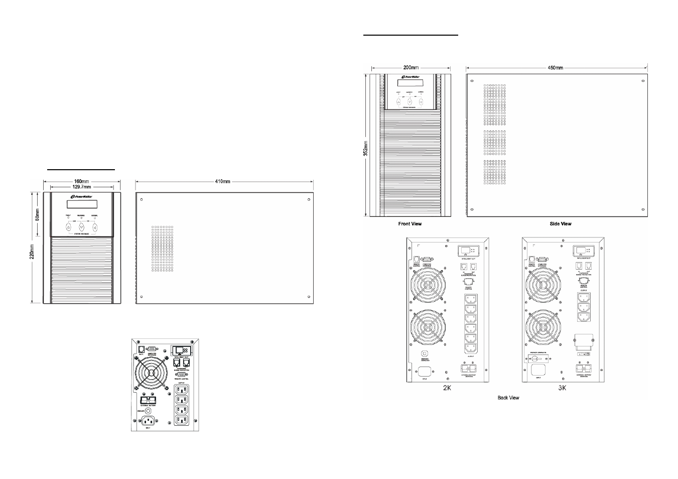 PowerWalker VFI 1000E User Manual | Page 5 / 14