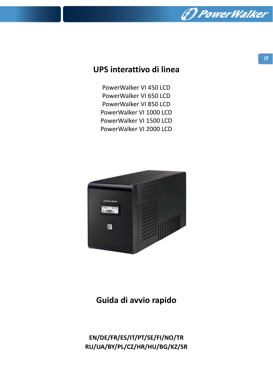 PowerWalker VI 650 LCD User Manual | Page 35 / 183