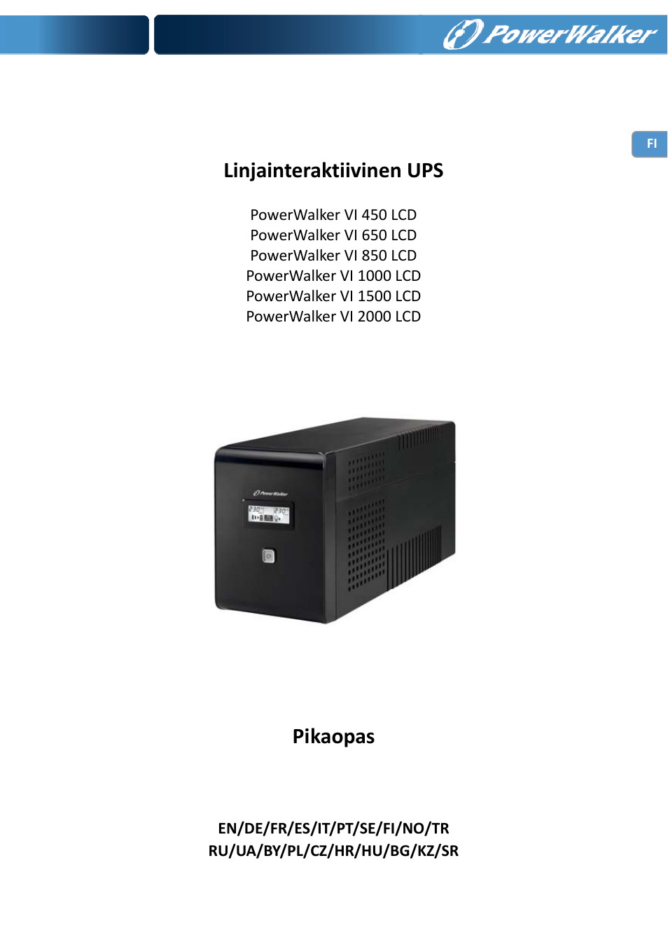 PowerWalker VI 650 LCD User Manual | Page 61 / 183