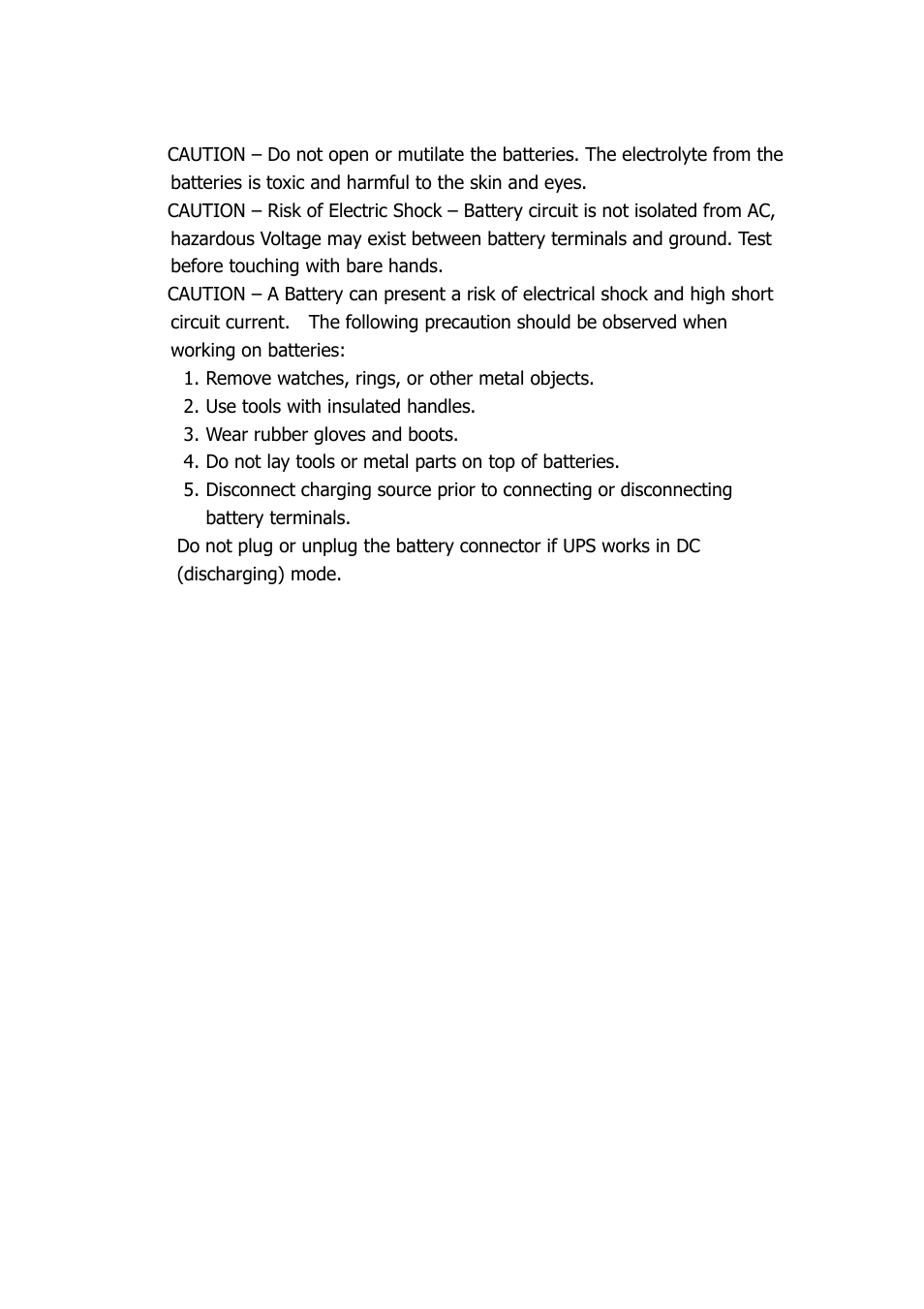 PowerWalker Battery Pack for VFI 1000_1500 LCD User Manual | Page 4 / 7