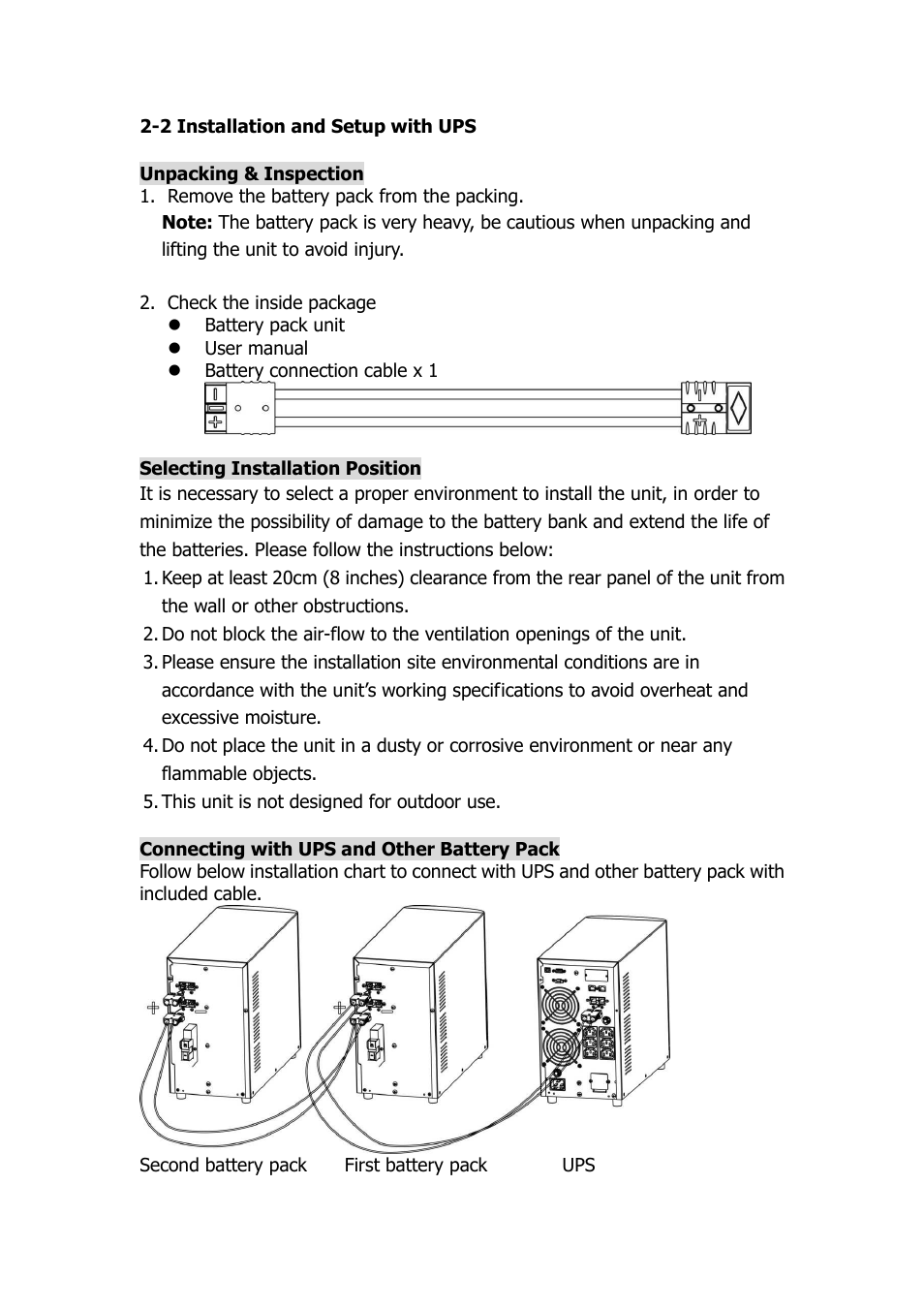 PowerWalker Battery Pack for VFI 1000_1500 LCD User Manual | Page 6 / 7