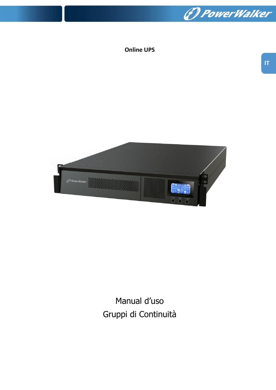 PowerWalker VFI 1000RM LCD User Manual | Page 81 / 140