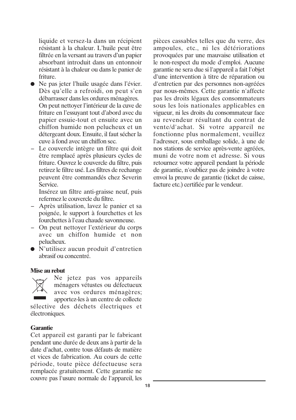 SEVERIN FR 2408 User Manual | Page 18 / 70