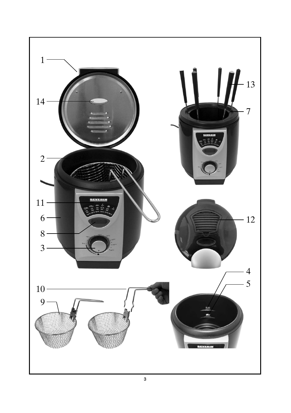 SEVERIN FR 2408 User Manual | Page 3 / 70