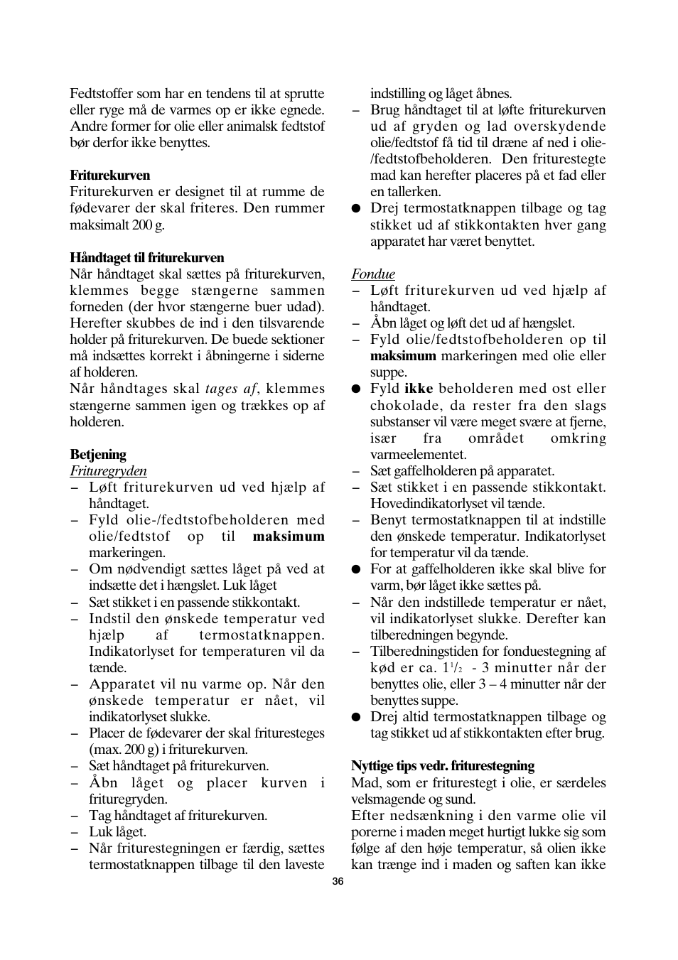 SEVERIN FR 2408 User Manual | Page 36 / 70