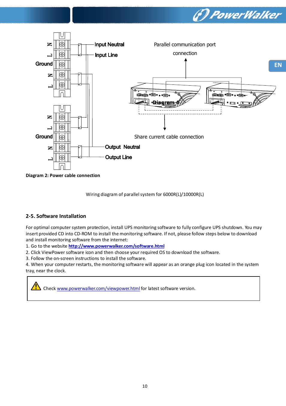 PowerWalker Battery Pack for VFI 10000R LCD User Manual | Page 11 / 90