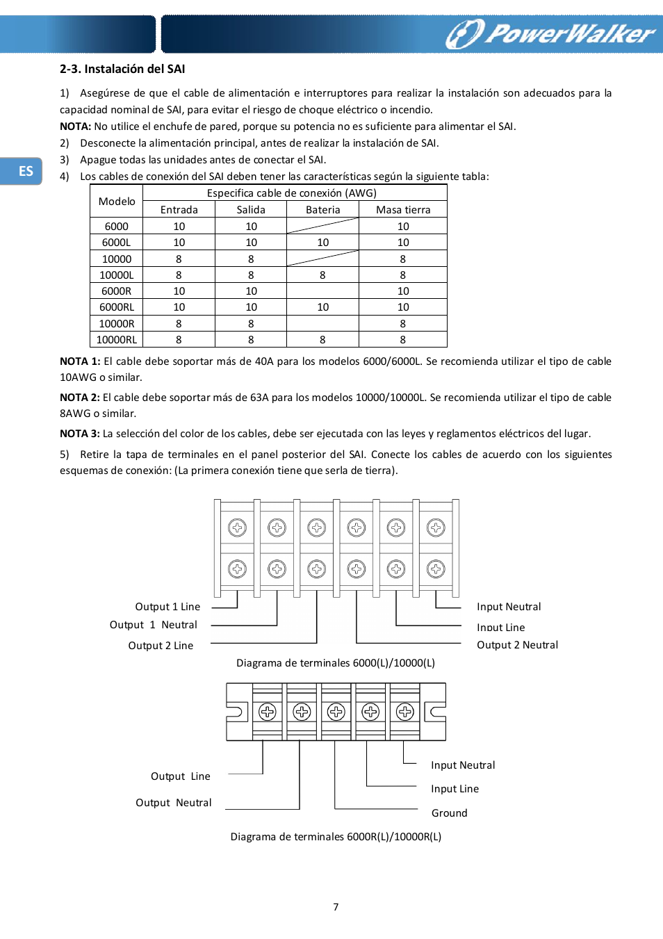PowerWalker Battery Pack for VFI 10000R LCD User Manual | Page 38 / 90