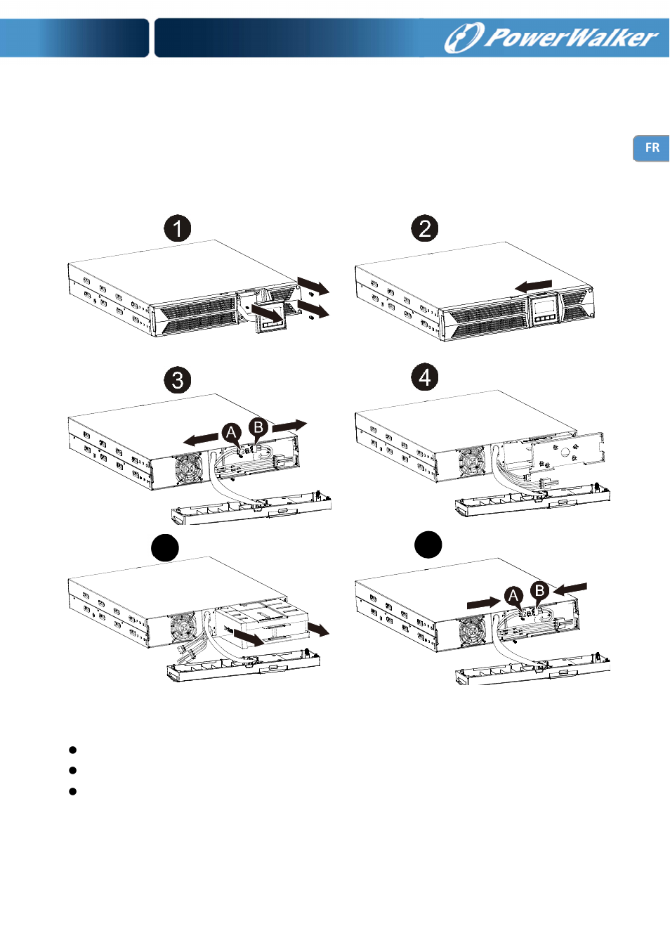 PowerWalker Battery Pack for VFI 1000RT LCD User Manual | Page 108 / 143