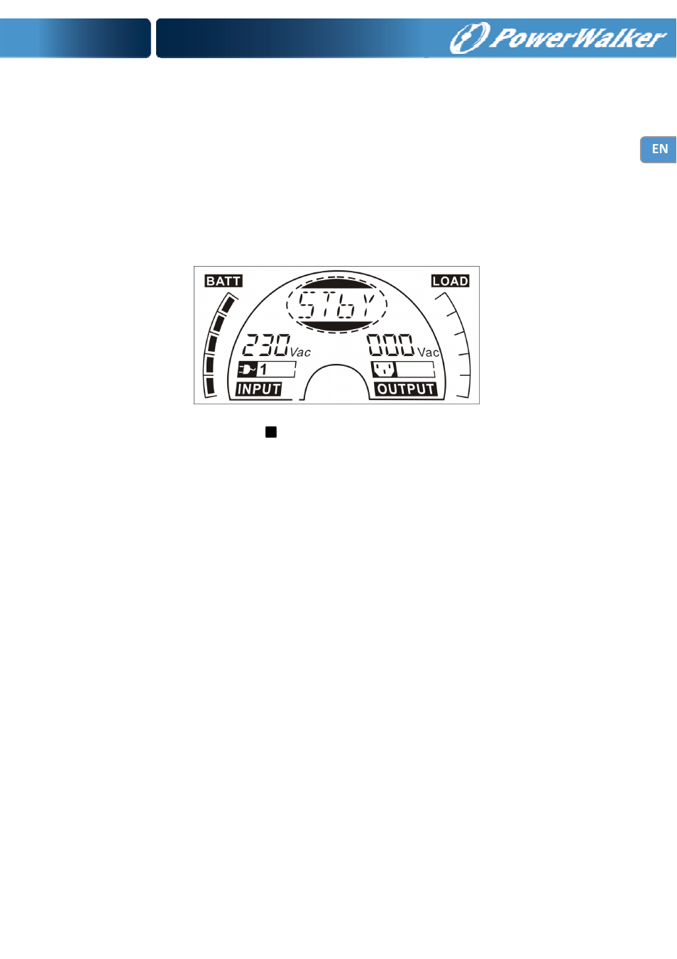 4 no output mode, 5 epo (emergency power off), 6 eco mode (economy mode) | PowerWalker Battery Pack for VFI 1000RT LCD User Manual | Page 30 / 143