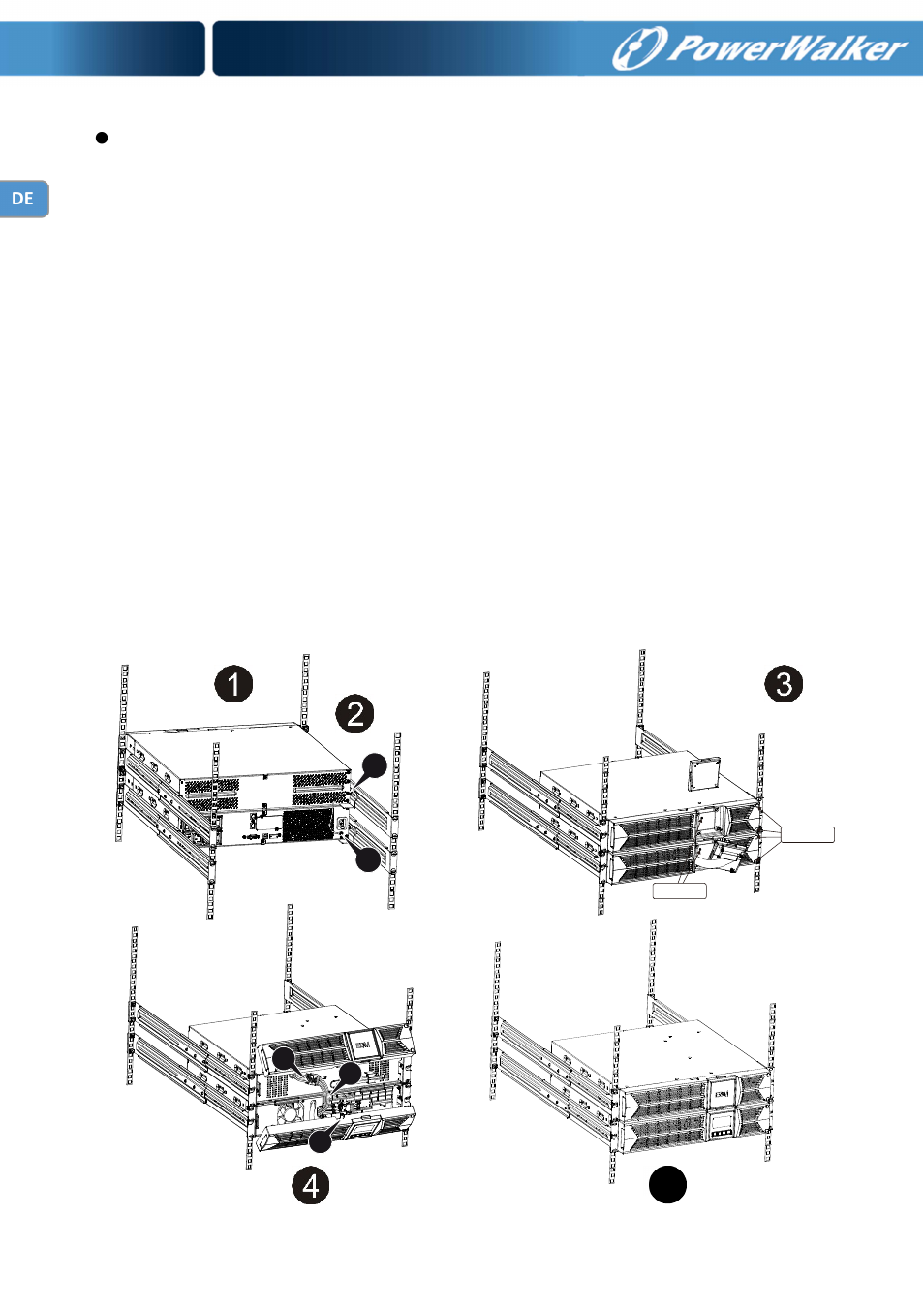 PowerWalker Battery Pack for VFI 1000RT LCD User Manual | Page 55 / 143