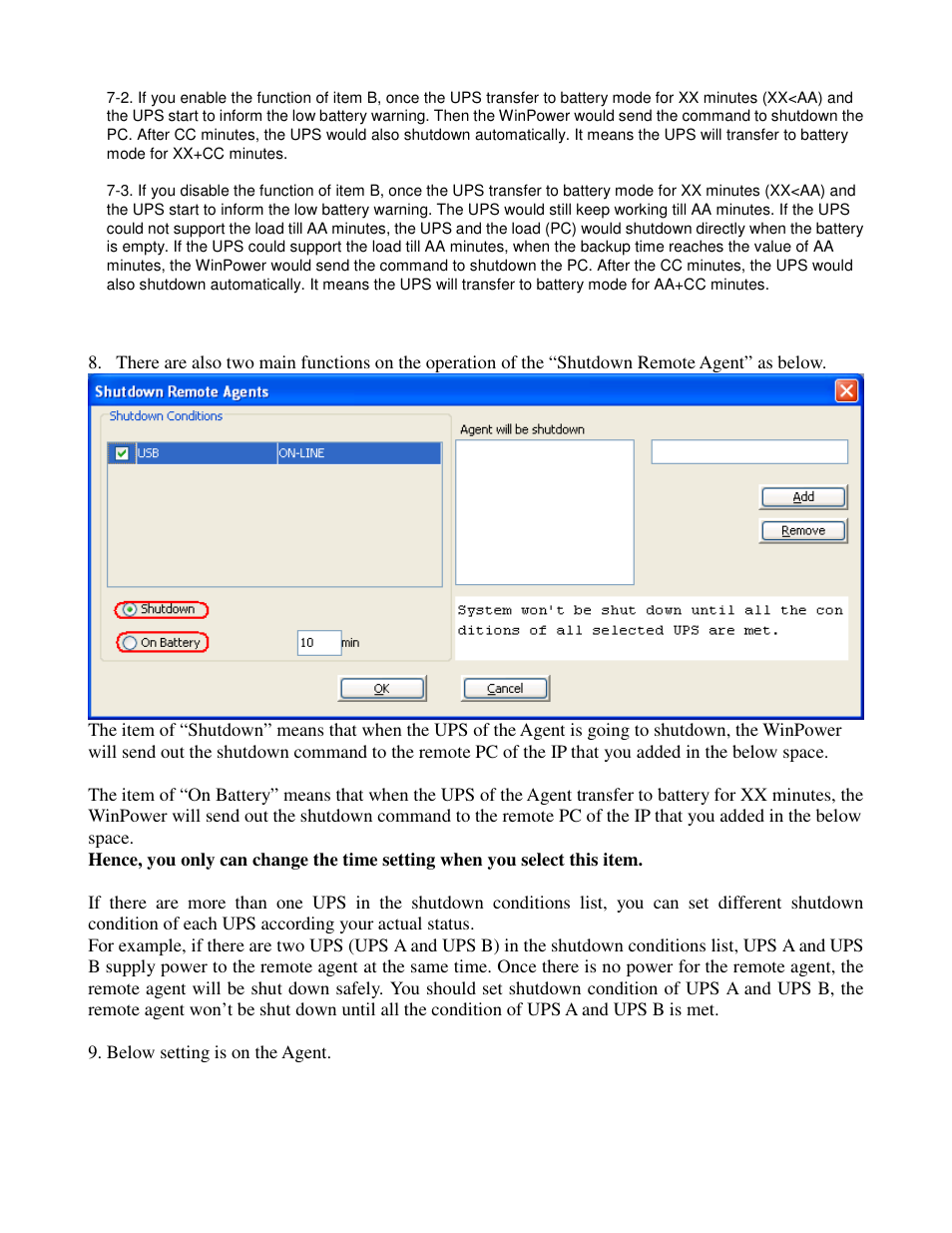 PowerWalker WinPower Software V.4.3.0.1 Quick Guide User Manual | Page 7 / 10