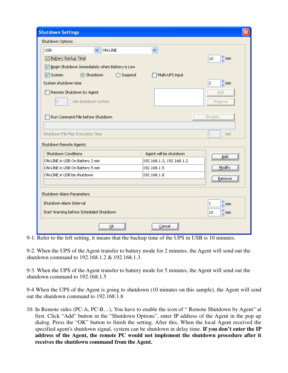 PowerWalker WinPower Software V.4.3.0.1 Quick Guide User Manual | Page 8 / 10