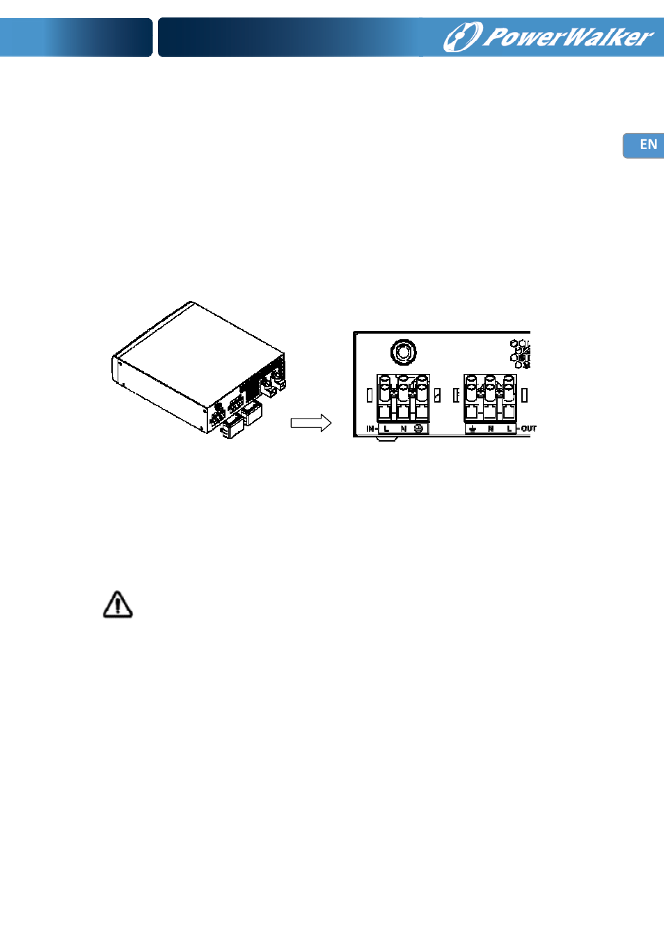 En ac connections | PowerWalker Inverter 3000 PSW User Manual | Page 10 / 20