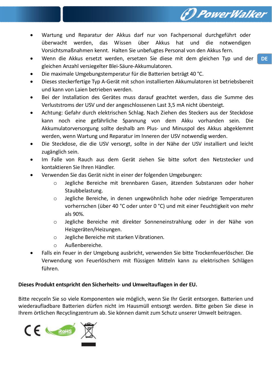 PowerWalker VI 650 LCD_FR User Manual | Page 11 / 40