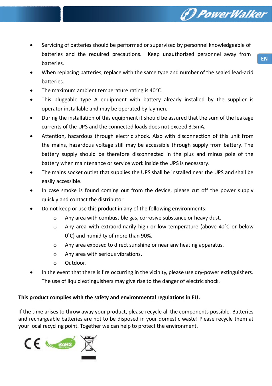PowerWalker VI 650 LCD_FR User Manual | Page 3 / 40