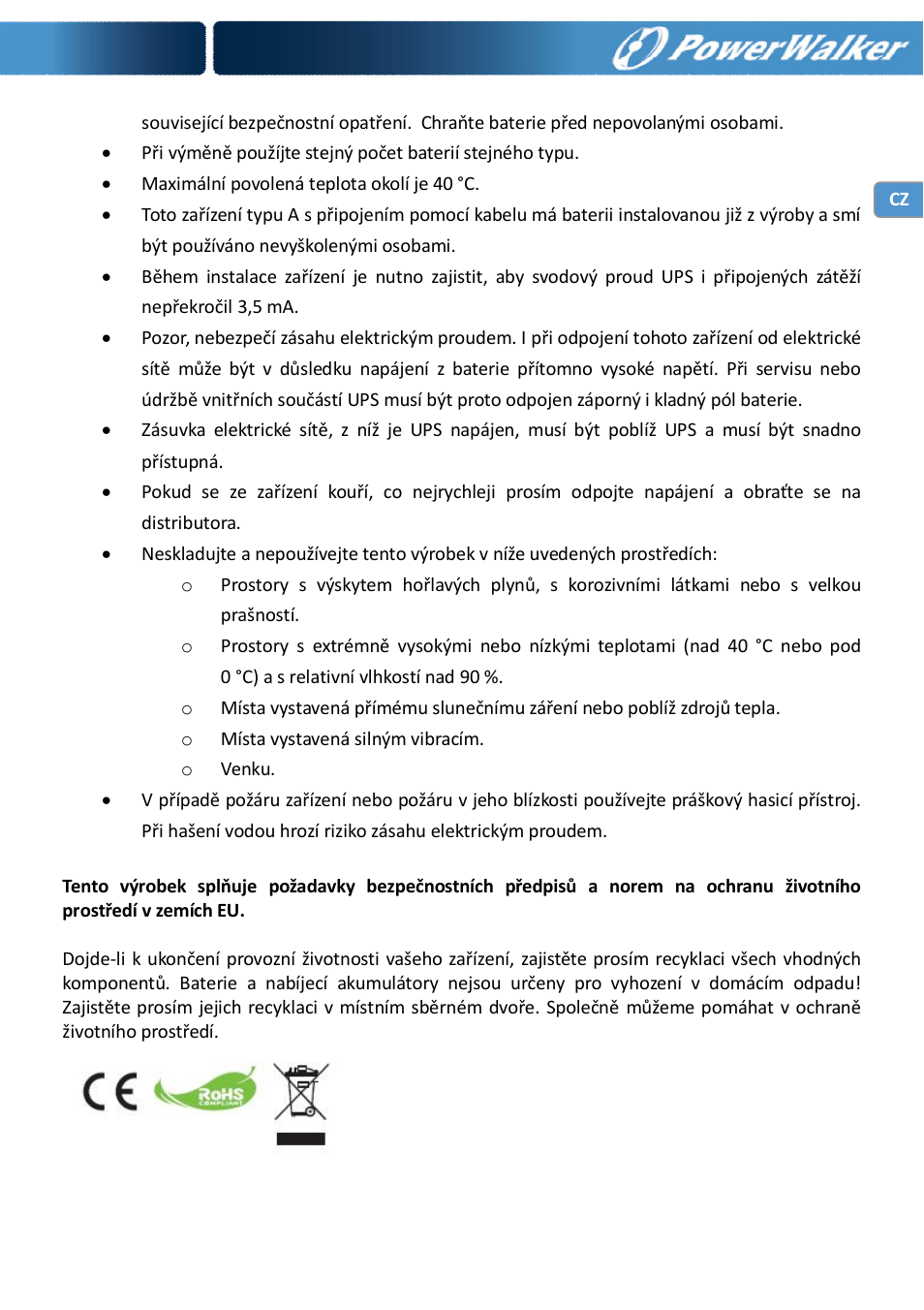 PowerWalker VI 650 LCD_FR User Manual | Page 35 / 40