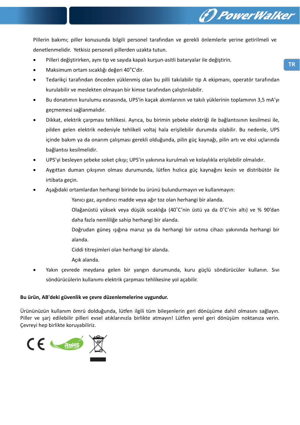 PowerWalker VI 1000 User Manual | Page 102 / 220