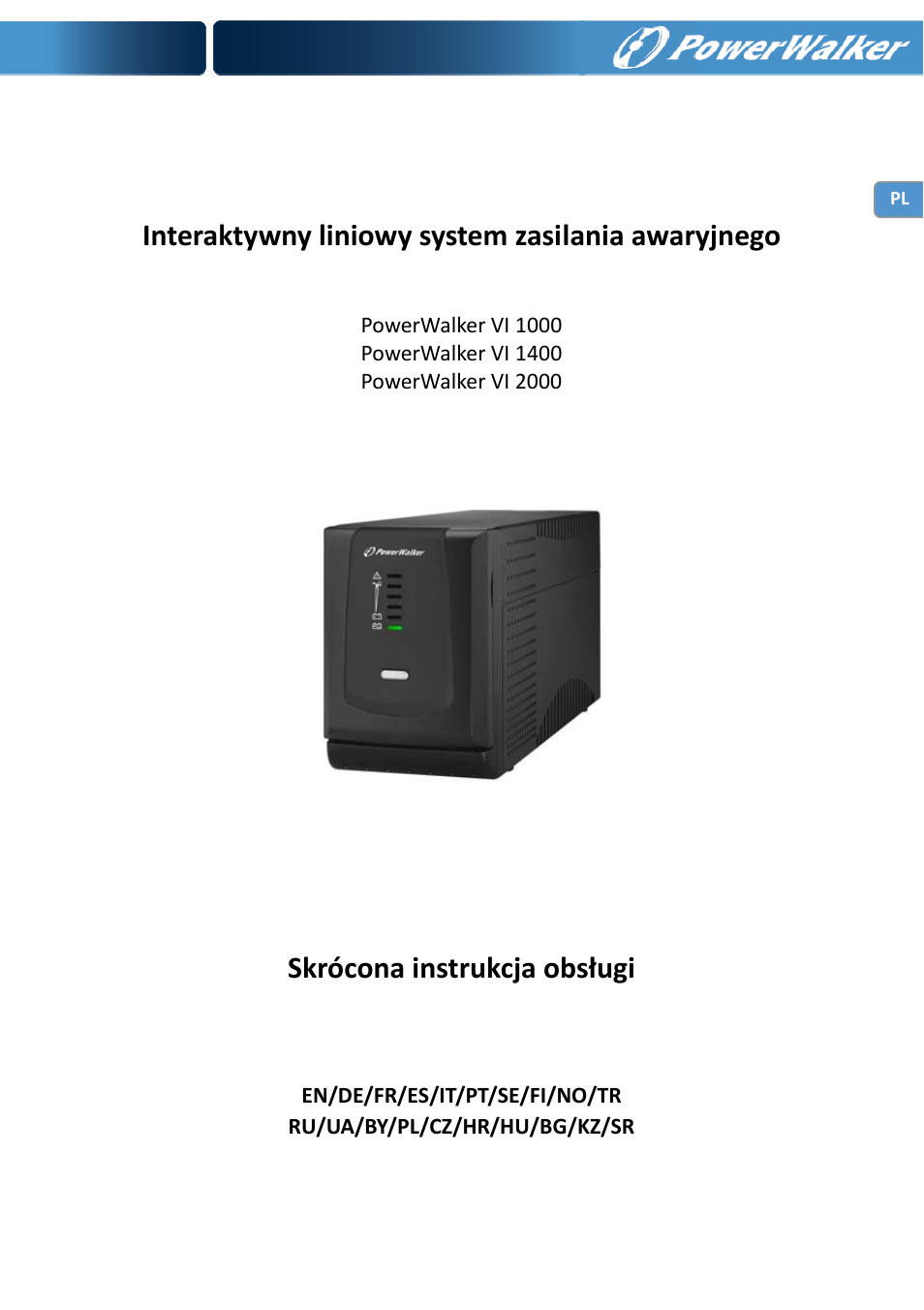 PowerWalker VI 1000 User Manual | Page 144 / 220