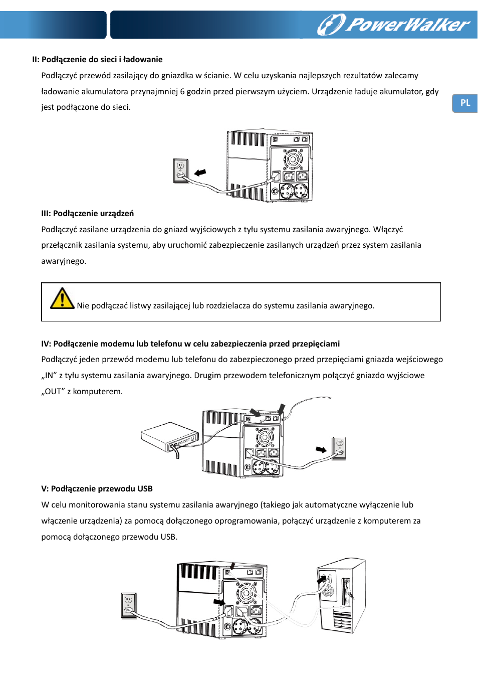 PowerWalker VI 1000 User Manual | Page 150 / 220