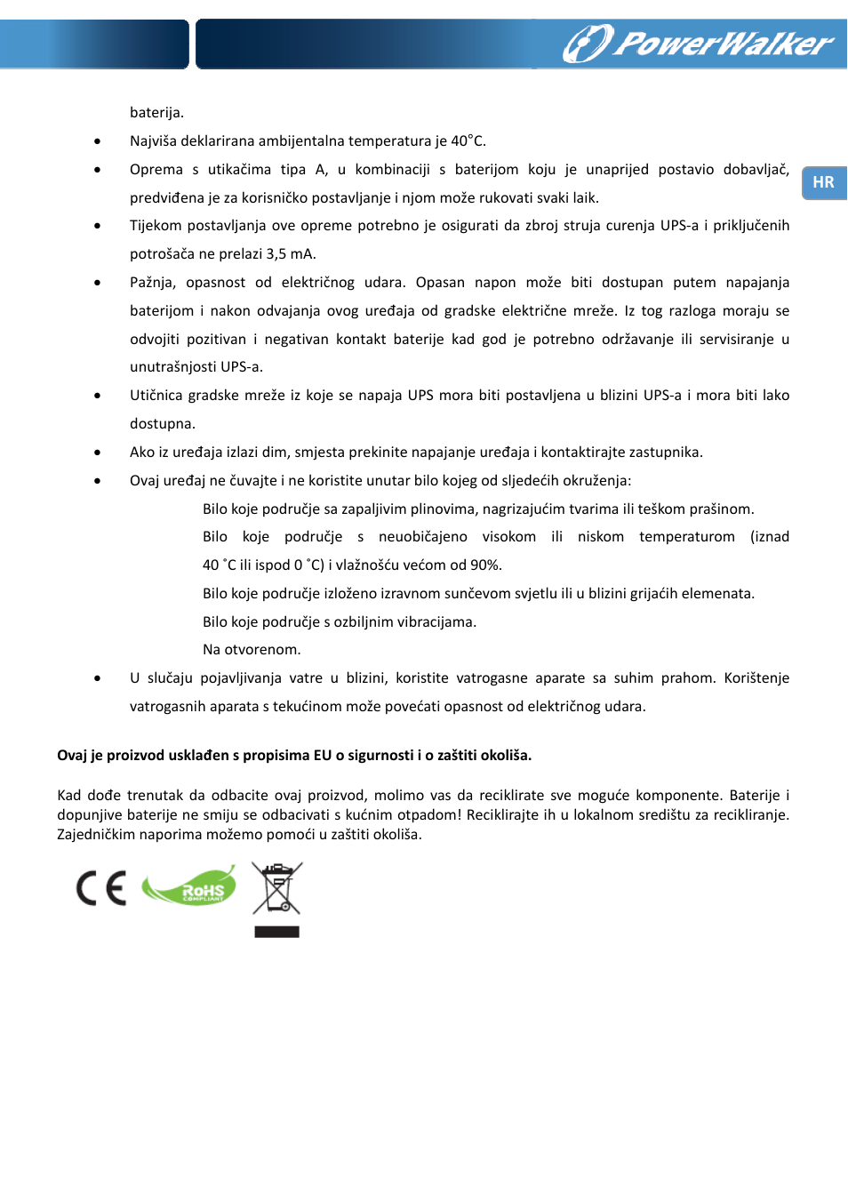 PowerWalker VI 1000 User Manual | Page 168 / 220