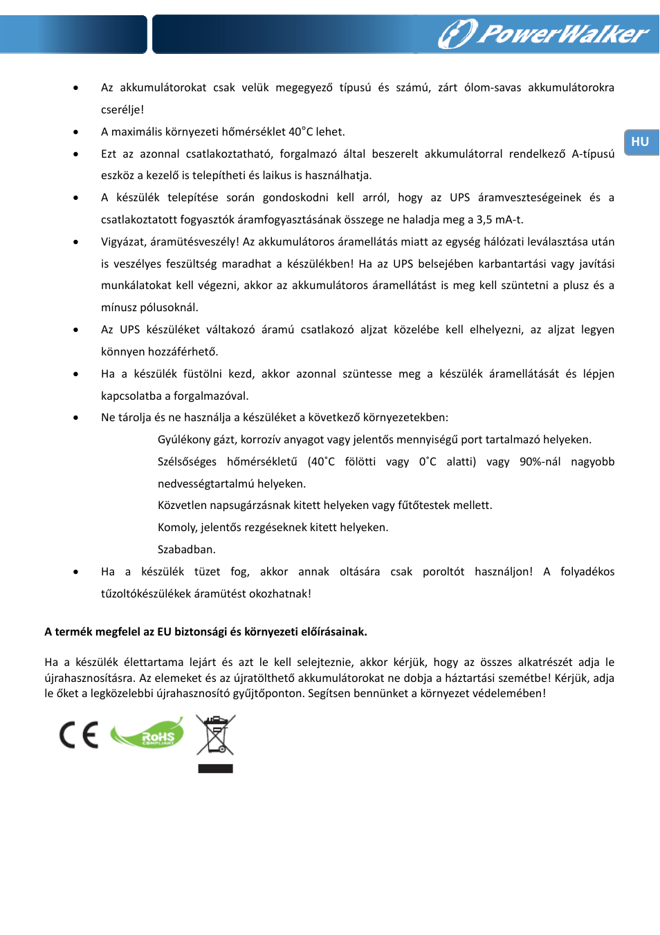 PowerWalker VI 1000 User Manual | Page 179 / 220