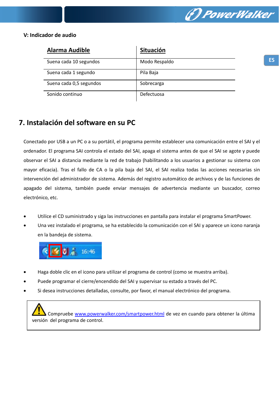 Instalación del software en su pc | PowerWalker VI 1000 User Manual | Page 42 / 220